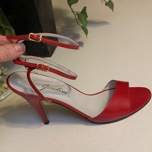 Garolini Women's Red Strappy Heels